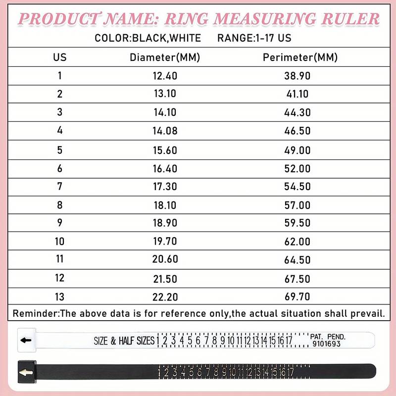 100pcs/pack Reusable Finger Size Gauge Measure Ring Sizer Plastic US Ring  Measurement Tool Jewelry Ring Sizing Kit Finger Measurer For Men And Women